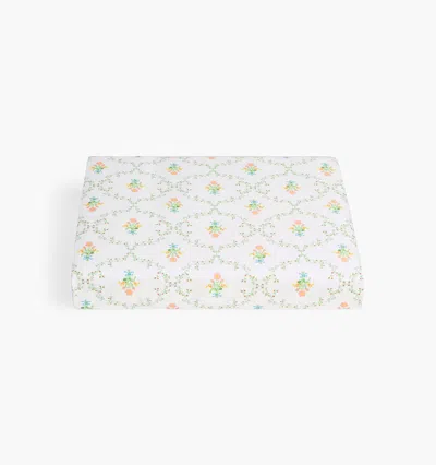 Hill House Home Fitted Sheet In Pastel Trellis