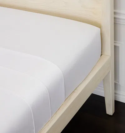Hill House Home Fitted Sheet In Pure White