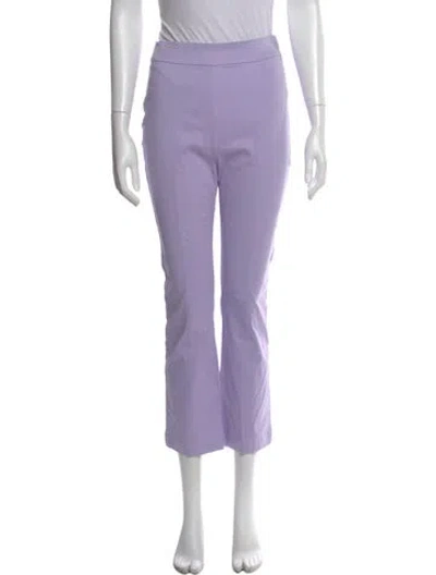 Pre-owned Hill House Home Flared Pants In Purple