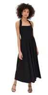 Hill House Home Fleur Dress Black Jersey In Black Jersey