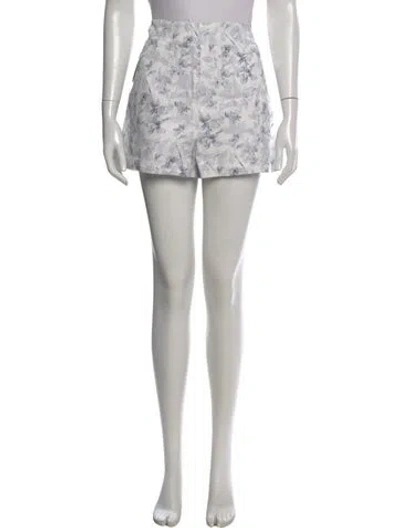Pre-owned Hill House Home Floral Print Mini Shorts W/ Tags In Multi
