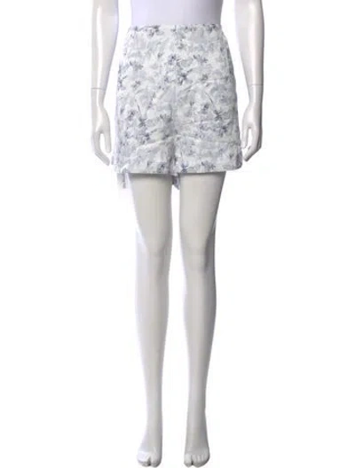 Pre-owned Hill House Home Floral Print Mini Shorts W/ Tags In Multi