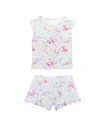 Hill House Home Girls' The Peppa Pig Tiny Lala Short Set - Baby, Little Kid In Multi