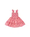 Hill House Home Girls' The Tiny Ellie Nap Dress - Baby, Little Kid, Big Kid In Pink Pimlico Floral