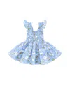 Hill House Home Girls' The Tiny Ellie Nap Dress - Baby, Little Kid, Big Kid In Sky Bluebonnet