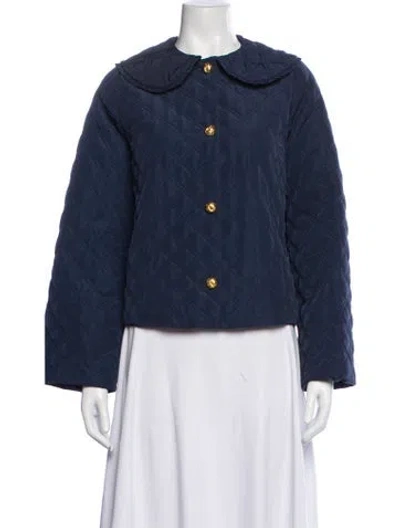Pre-owned Hill House Home Jacket In Blue