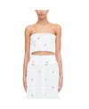 Hill House Home June Eyelet Top In White