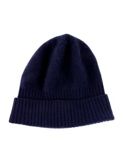 Pre-owned Hill House Home Knit Beanie In Blue