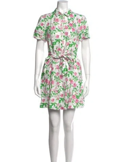 Pre-owned Hill House Home Linen Mini Dress In White