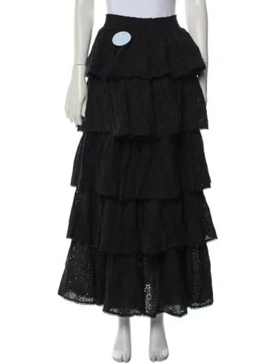 Pre-owned Hill House Home Long Skirt In Black
