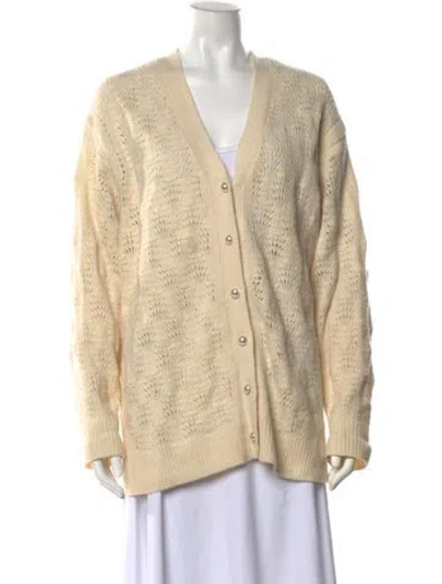Pre-owned Hill House Home Merino Wool Patterned Sweater In Neutrals