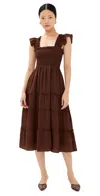 Hill House Home The Ellie Nap Dress In Chocolate