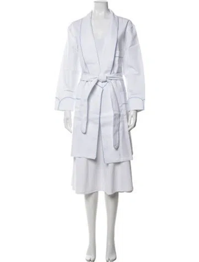 Pre-owned Hill House Home Robe In White