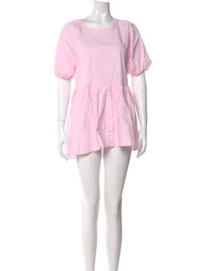 Pre-owned Hill House Home Scoop Neck Mini Dress W/ Tags In Pink