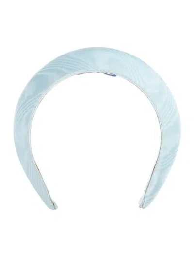 Pre-owned Hill House Home Silk Headband In Blue