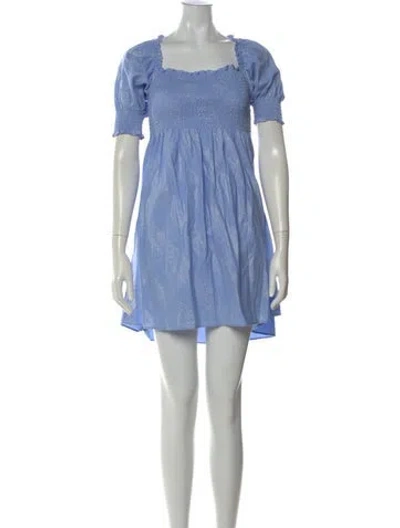 Pre-owned Hill House Home Square Neckline Mini Dress