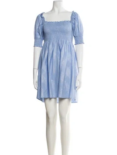 Pre-owned Hill House Home Square Neckline Mini Dress
