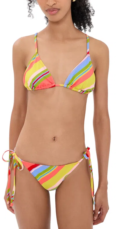 Hill House Home The Alessia Bikini Set Horizon Stripe In Multi