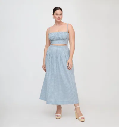 Hill House Home The Ame Skirt In Blue