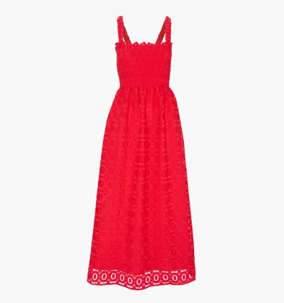 Hill House Home The Anjuli Nap Dress In Red