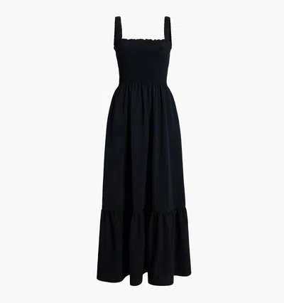 Hill House Home The Anjuli Nap Dress In Black Crepe