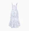 Hill House Home The Anjuli Nap Dress In Blue Botanical