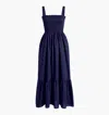 Hill House Home The Anjuli Nap Dress In Classic Navy Cotton