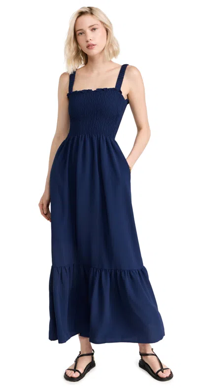 Hill House Home The Anjuli Nap Dress Navy Xxs