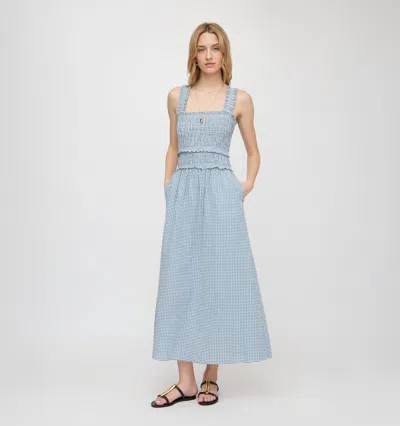 Hill House Home The Azalea Maxi Nap Dress In Blue