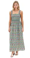 Hill House Home The Azalea Maxi Nap Dress Geranium Stripe