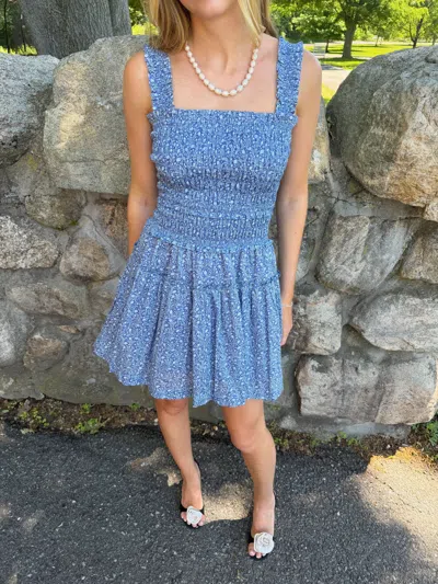 Hill House Home The Azalea Mini Nap Dress In Blue