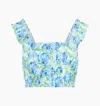 Hill House Home The Azalea Nap Top In Blue Watercolor Hydrangea