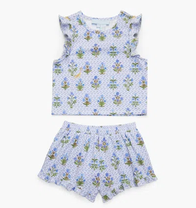 Hill House Home The Baby Lala Short Set In Blue