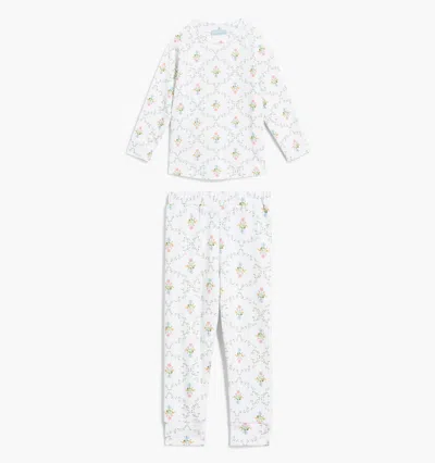 Hill House Home The Baby Pj Set In Pastel Trellis