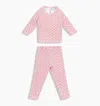 Hill House Home The Baby Pj Set In Rose Circular Lattice
