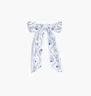 Hill House Home The Belle Bow In Blue Vine Stripe