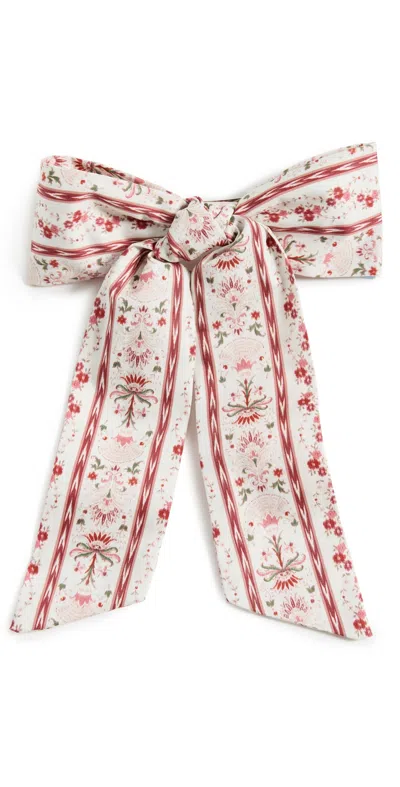 Hill House Home The Belle Bow Emma Ikat Stripe, Pink Multi