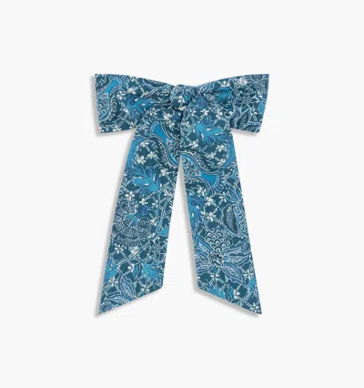 Hill House Home The Belle Bow In Navy Calico Trellis