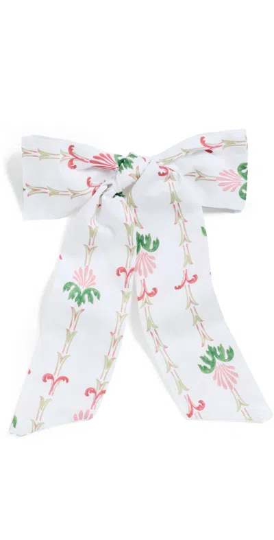Hill House Home The Belle Bow Trailing Fern, White Multi
