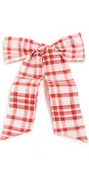 Hill House Home The Belle Bow Watercolor Gingham/cherry