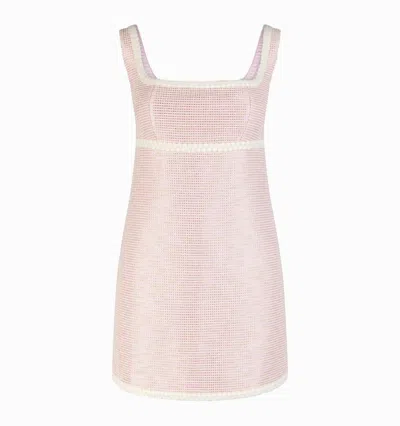 Hill House Home The Bennett Dress In Rose Tweed