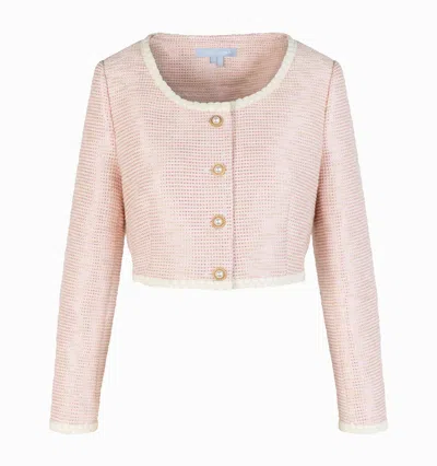 Hill House Home The Bernadette Jacket In Rose Tweed