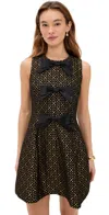 Hill House Home The Blythe Dress Metallic Brocade In Black