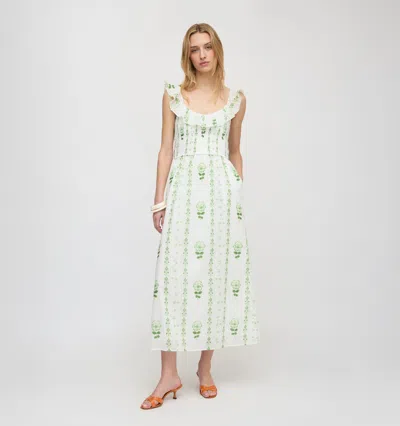 Hill House Home The Cambria Nap Dress In Green