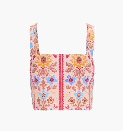 Hill House Home The Clara Crop Top In Pink