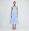 Hill House Home The Ellie Nap Dress In Powder Blue Tulle
