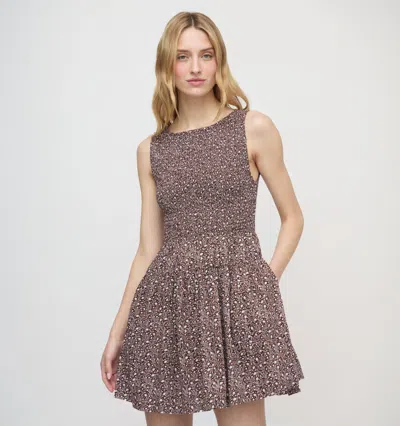 Hill House Home The Cosima Mini Nap Dress In Brown