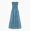 Hill House Home The Cosima Nap Dress In Navy Calico Trellis