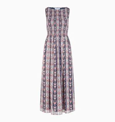 Hill House Home The Cosima Nap Dress In Navy Emma Stripe
