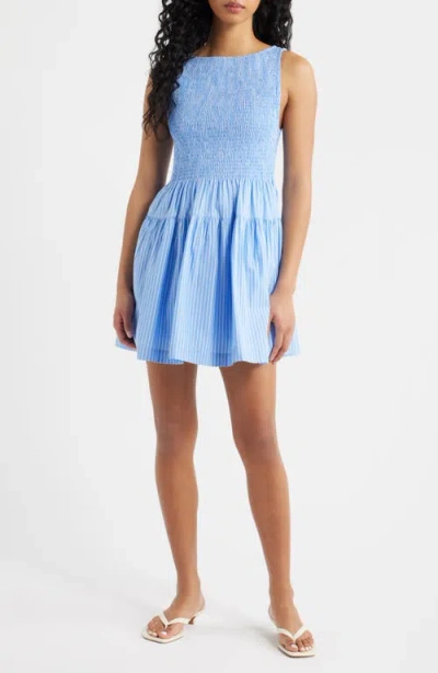 Hill House Home The Cosima Nap® Minidress In Blue